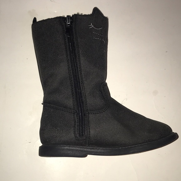 Carter’s girls size US 6 kitty cat zip up boots - Picture 4 of 9